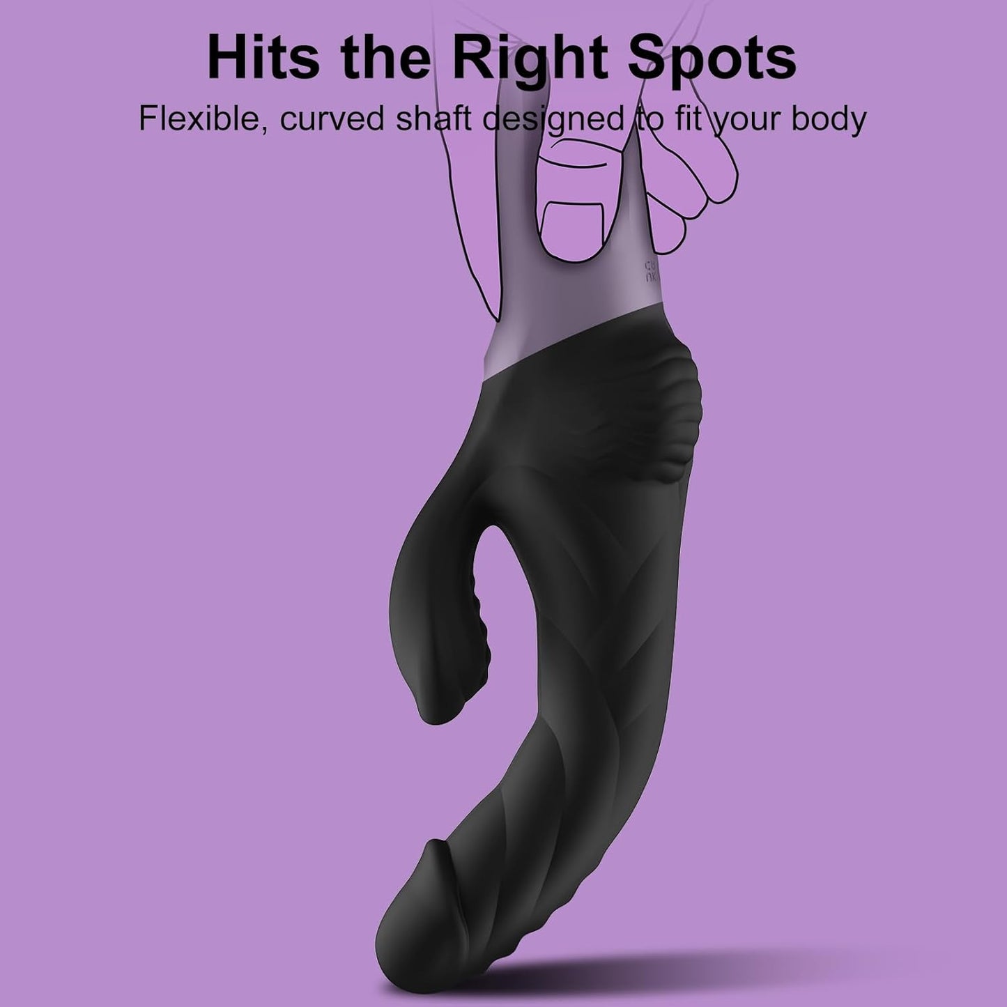 Vibrador Dildo LED ThrustView Real Feel