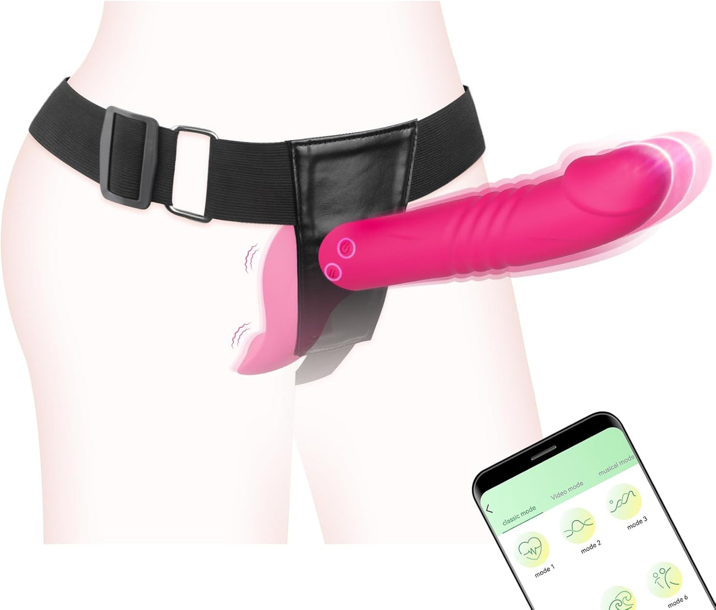 ThrustX Dildo vibrant G-Spot Strap-On