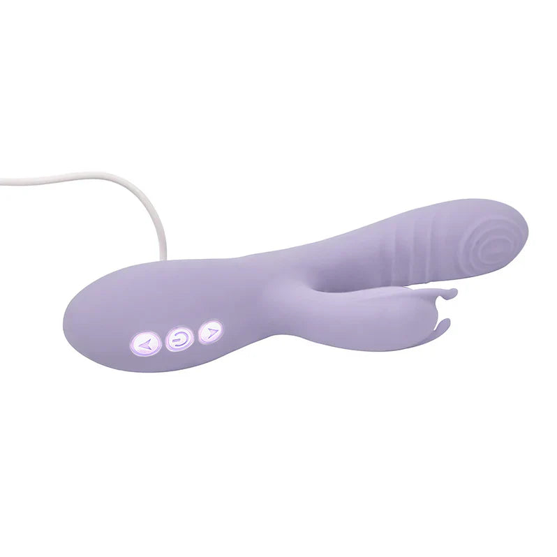 Vibrador de conejo suave y flexible Tickle Me Softly de Adam & Eve