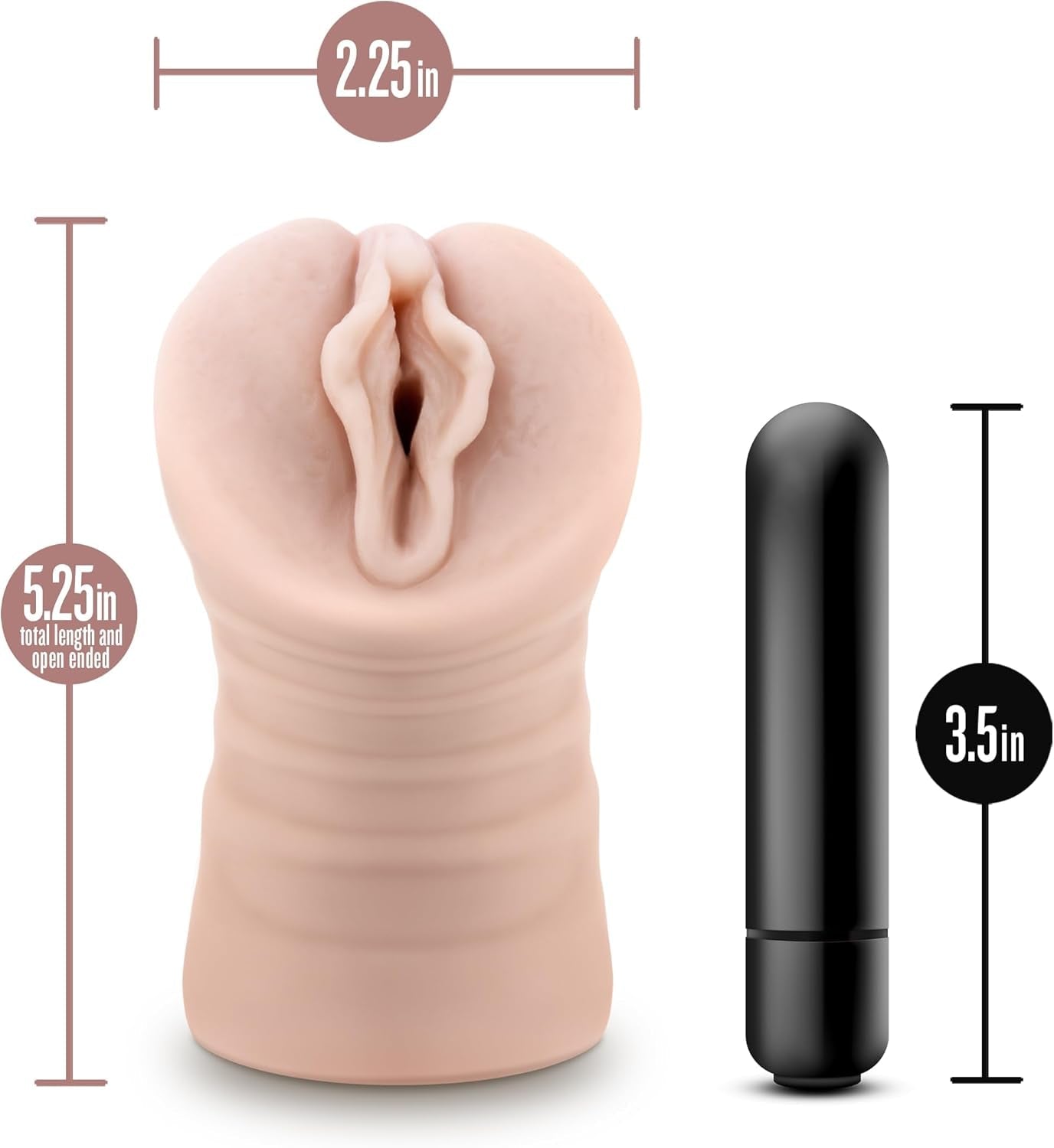 Stroker vibrant de poche TightRush