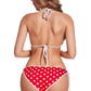 Red and White Polka Dot Bikini