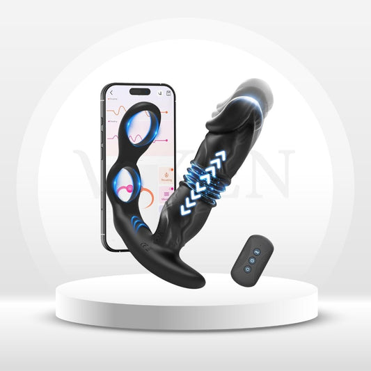 TriadSurge Thrusting Prostate Massager Dual Cock Ring