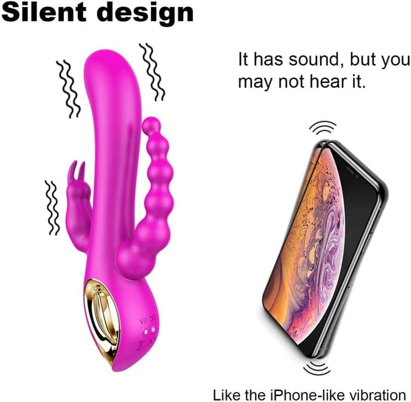 Vibrador de conejo 3 en 1 TriBloom