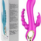 Vibrador de conejo 3 en 1 TriBloom