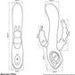 Vibrador de conejo 3 en 1 TriBloom