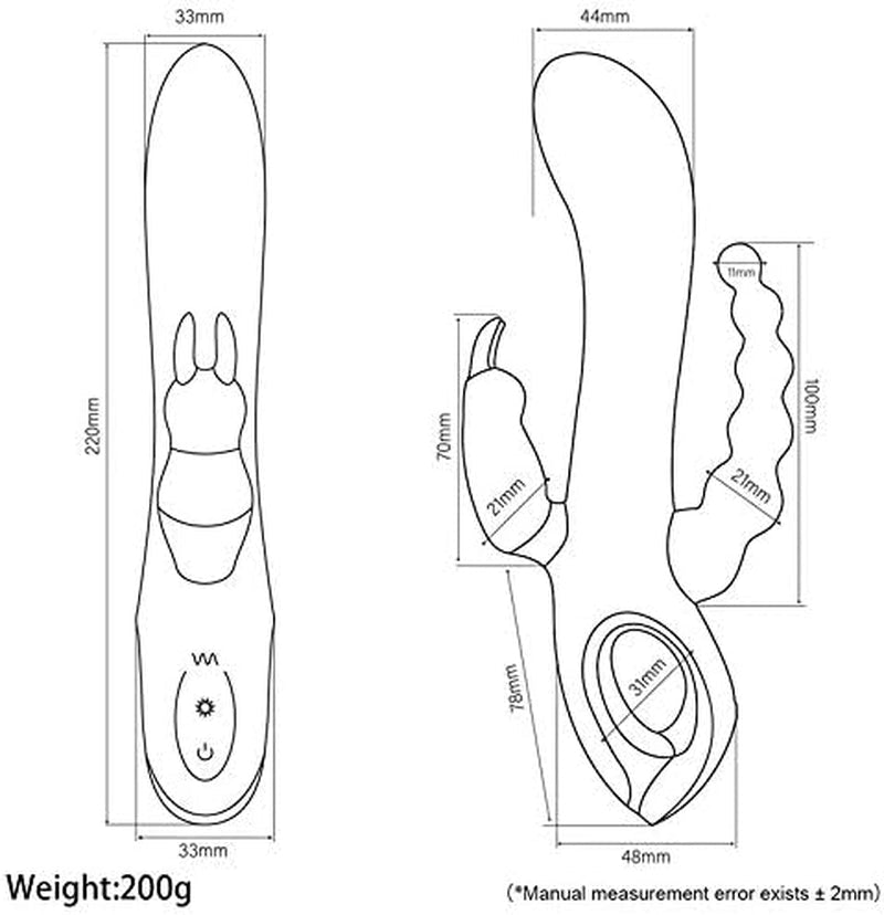 Vibrador de conejo 3 en 1 TriBloom