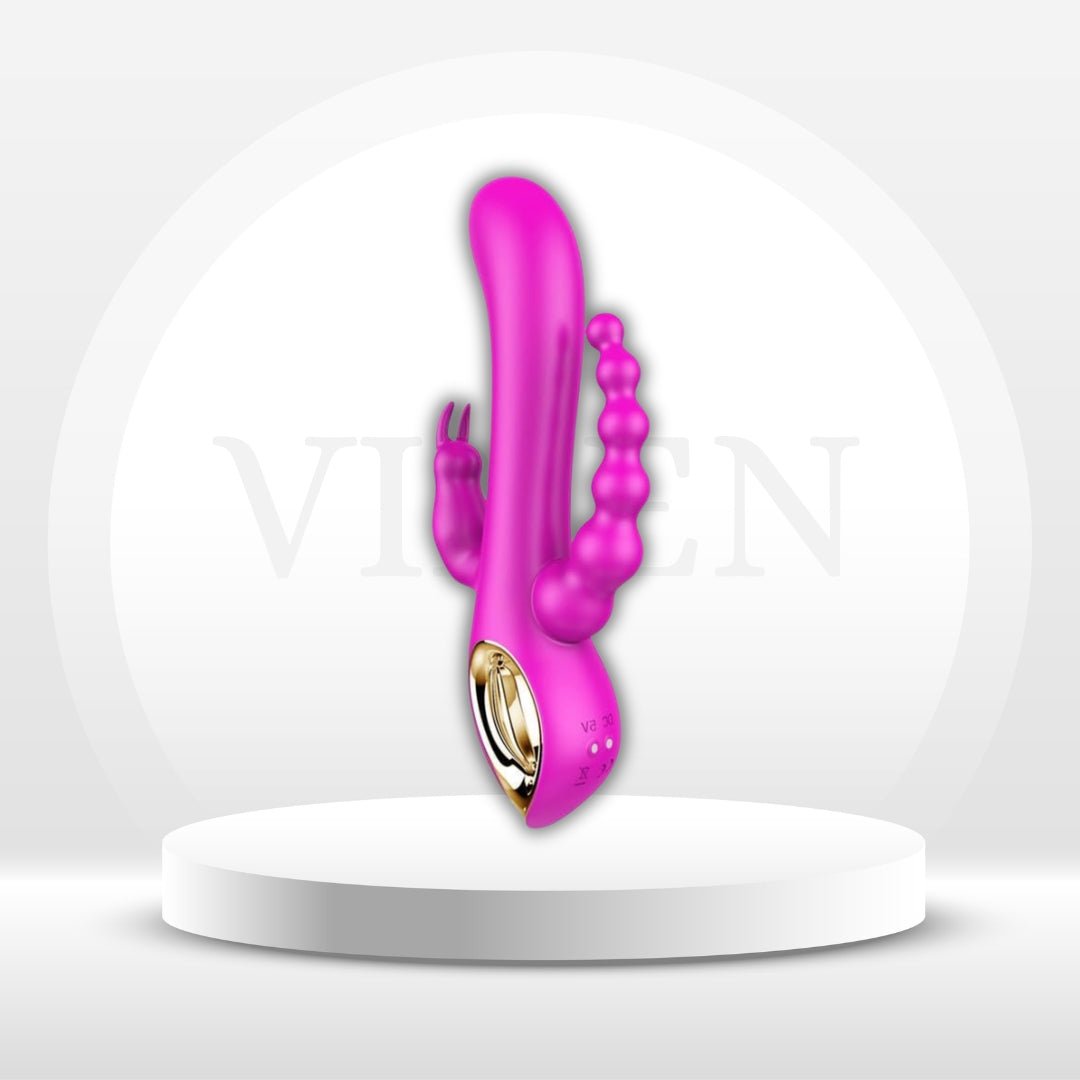 Vibrador de conejo 3 en 1 TriBloom
