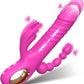Vibrador TriBunny 3 en 1 de Conejo con Empuje