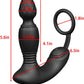 TriCore Vibrating Prostate Plug Cock Ring