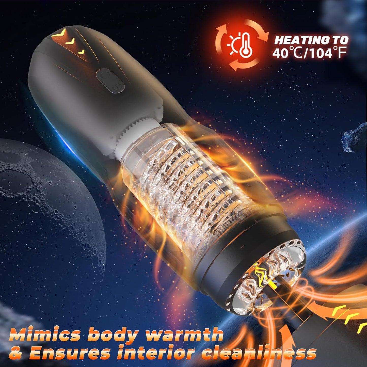 TriHeat Base – Estación de Calentamiento y Secado 5 en 1 para Juguetes Sexuales