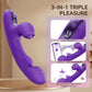 Vibrador de clítoris de control por aplicación 3 en 1 TriLush