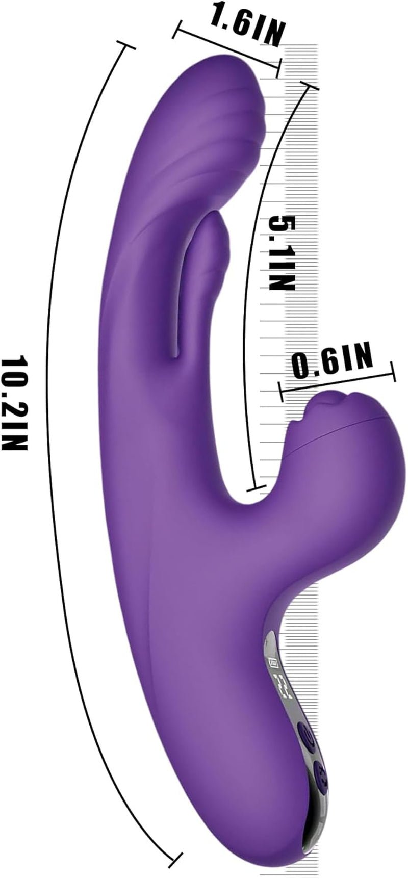 Vibrador de clítoris de control por aplicación 3 en 1 TriLush