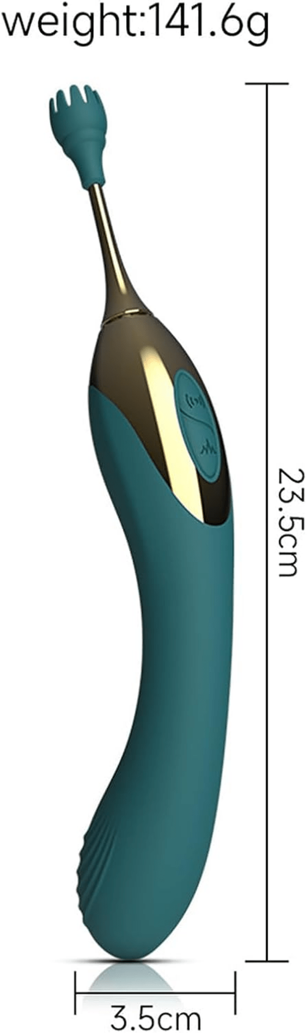 Ensemble de vibrateurs de précision TriMuse G-Spot avec 3 embouts