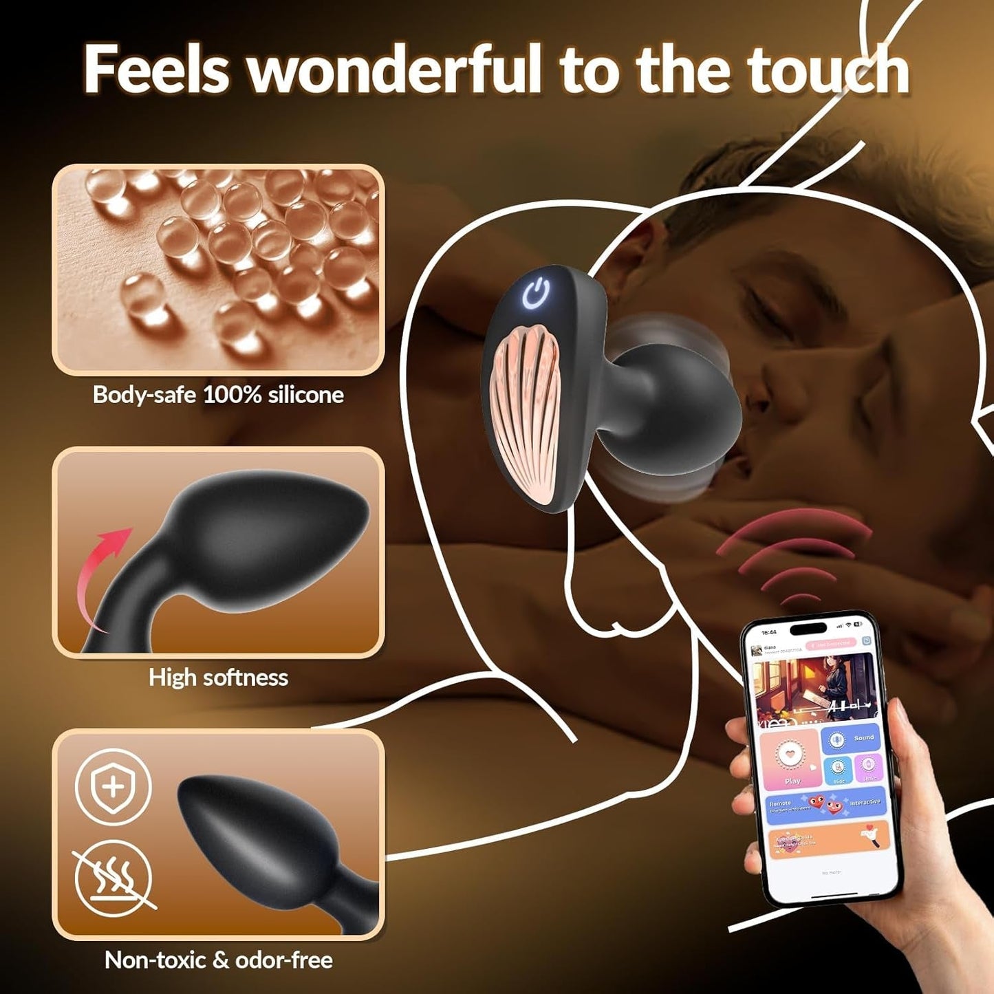 TrioLink 3-Piece App-Control Anal Plug Set