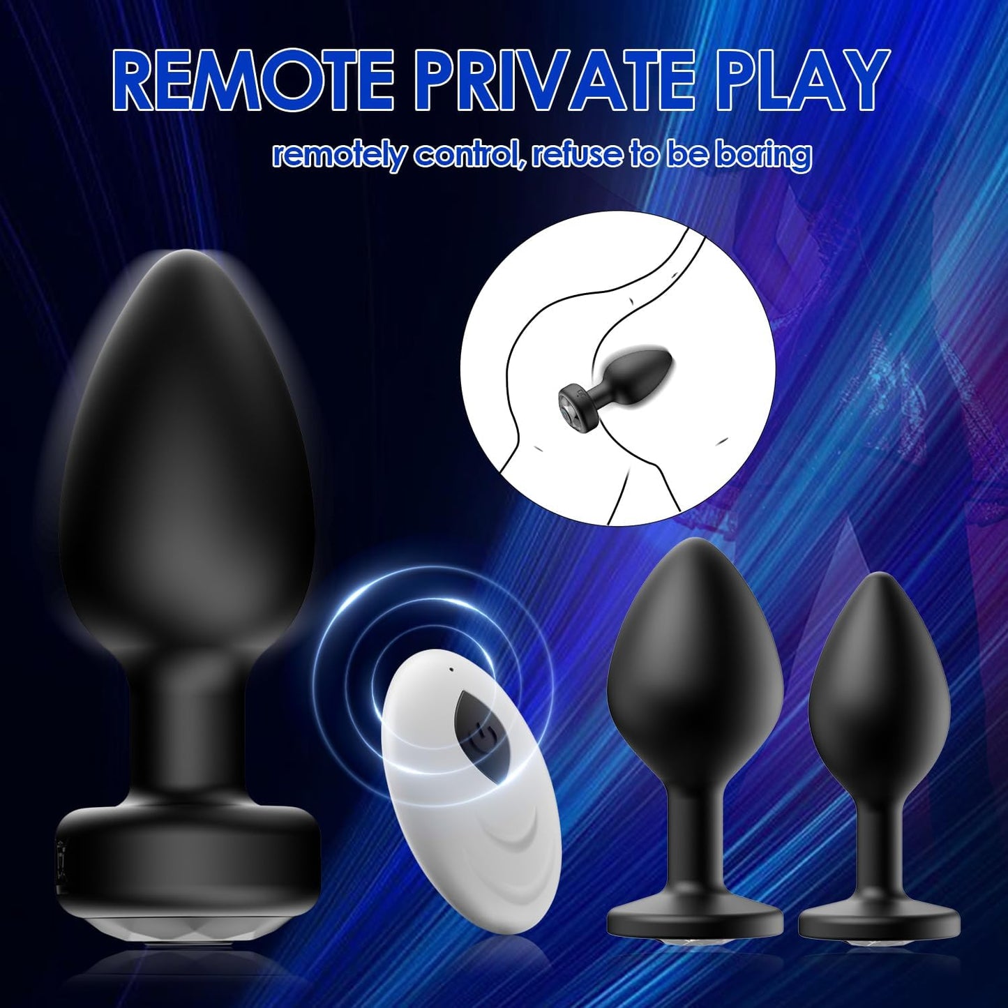 TrioPulse: Juego de entrenamiento de tapones anales