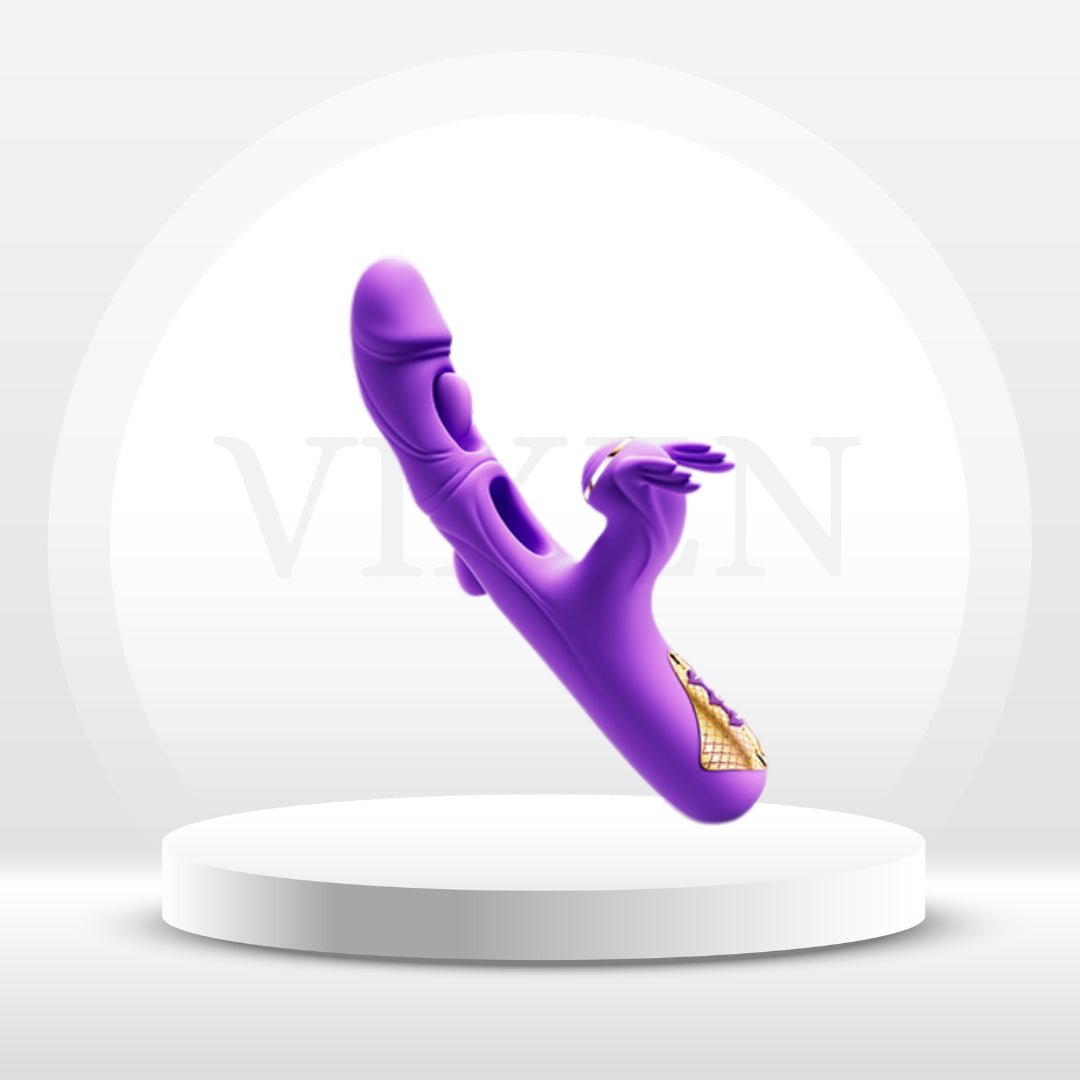 Vibrador de clítoris y punto G vibratorio 4 en 1 TriPleasure