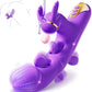 Vibrador de clítoris y punto G vibratorio 4 en 1 TriPleasure