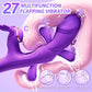Vibrador de clítoris y punto G vibratorio 4 en 1 TriPleasure