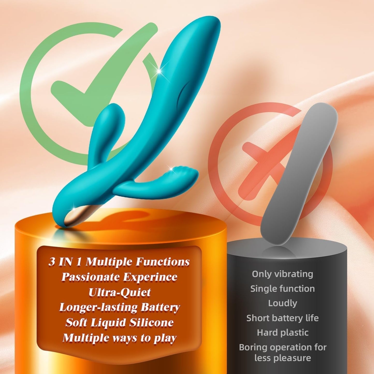TripleHare Triple Stimulation 3-in-1 Rabbit Vibrator