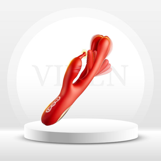 Vibrador de solapa y empuje TriplePulse