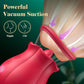 Vibrador de succión de rosa 3 en 1 TripletBloom