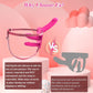 TripleThrill Vibrating Triple-Head Strap-On Dildo