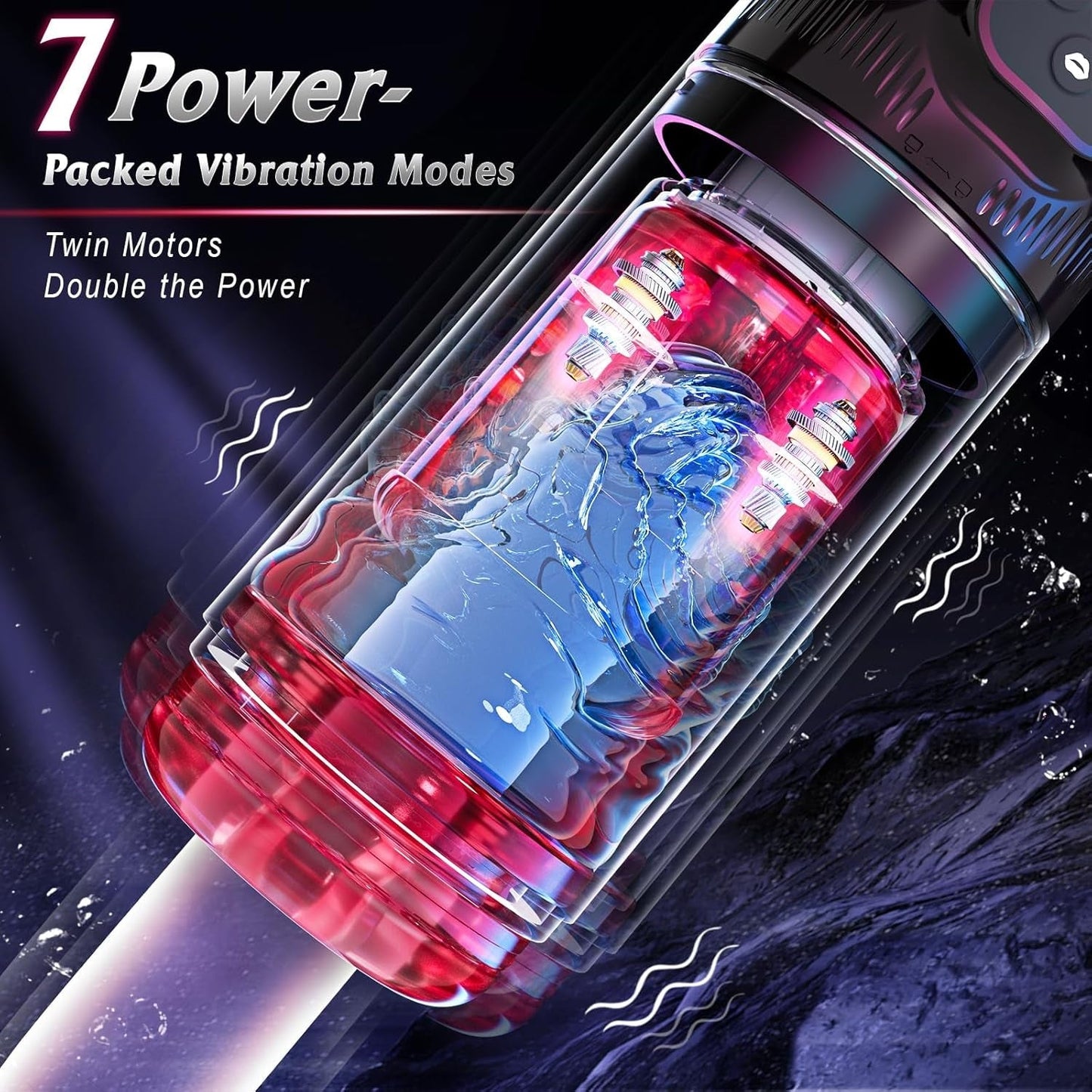 TripleTorque Auto Stroker 7 Thrust + 7 Suction Modes
