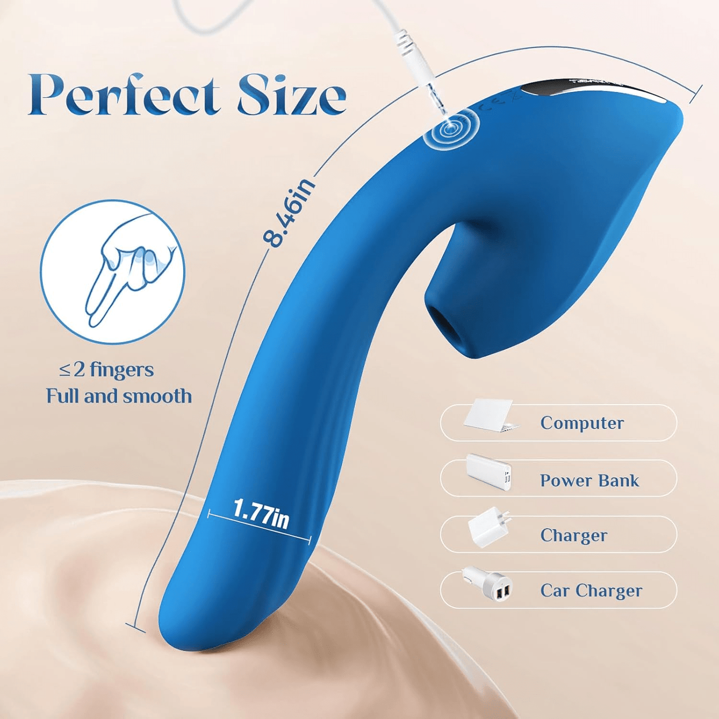 TripleVelvet 3-in-1 Rabbit Vibrator | Suction, Thrust & Vibe