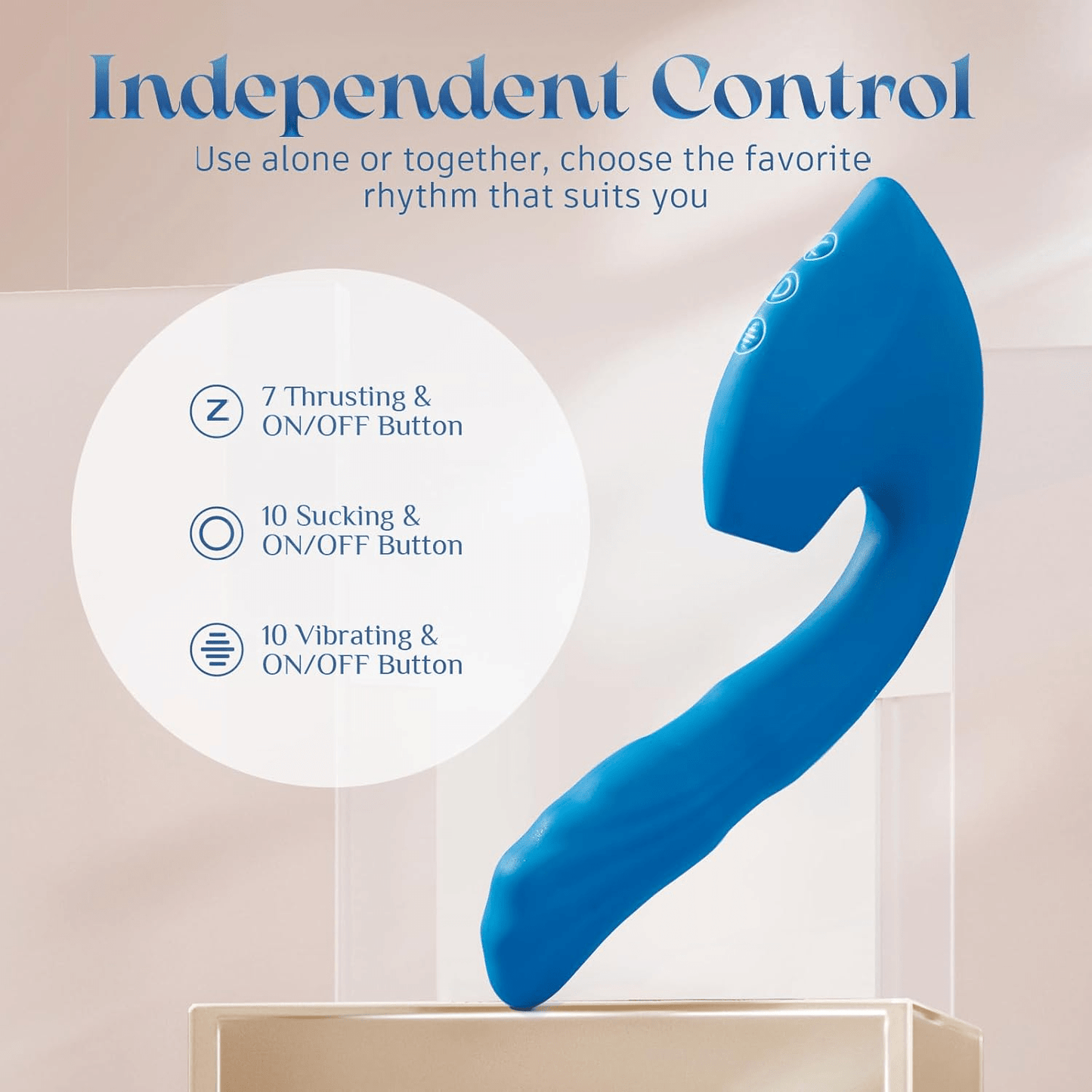 TripleVelvet 3-in-1 Rabbit Vibrator | Suction, Thrust & Vibe