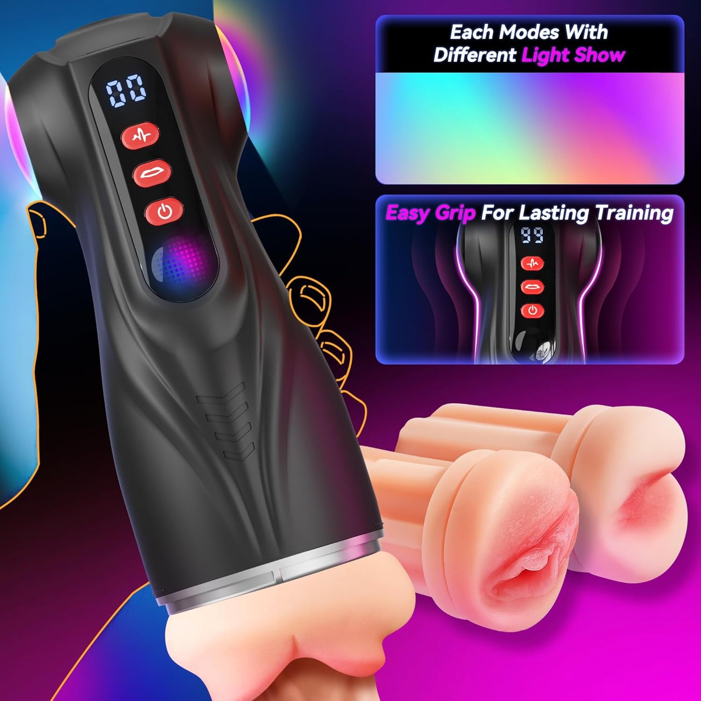 Masturbador de bolsillo TriPulse Smart Pleasure