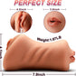 TriThrust Funda de Placer de 3 Agujeros para Masturbador Masculino