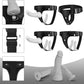 TriVibe Vibrating Strap-On Dildo Set