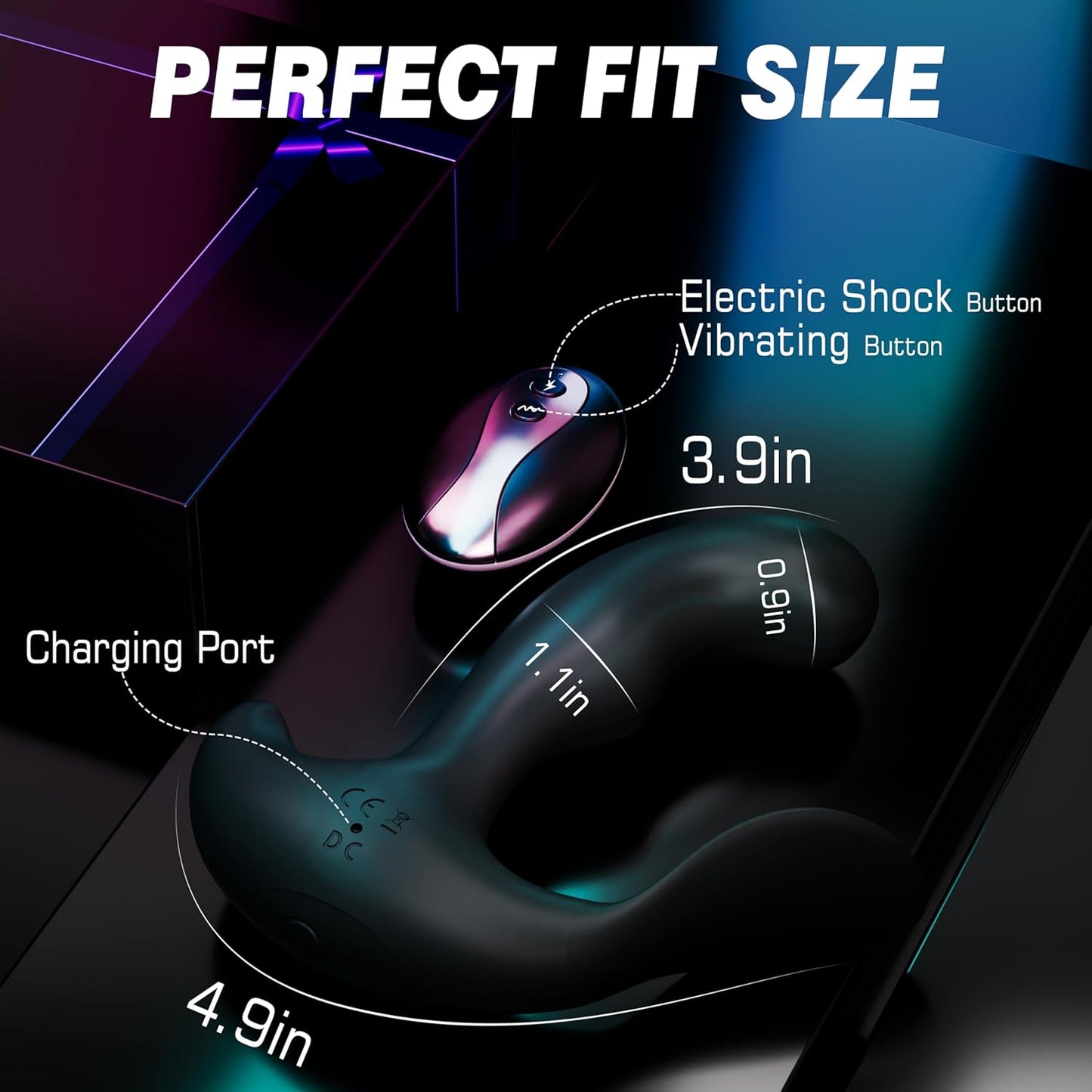 Masajeador de próstata TriVolt Electro