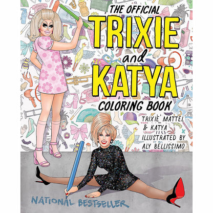 El libro oficial para colorear de Trixie y Katya