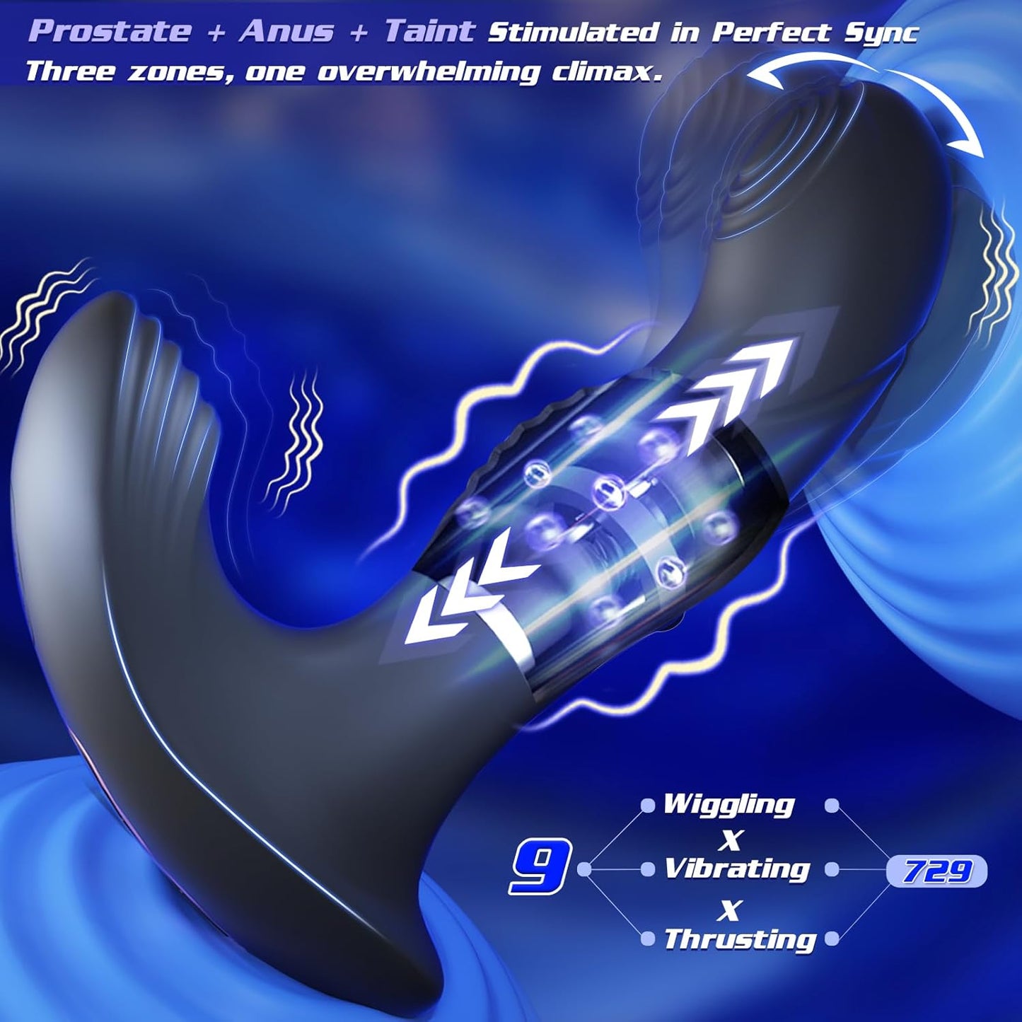 Vibrador de próstata Rim TriXion