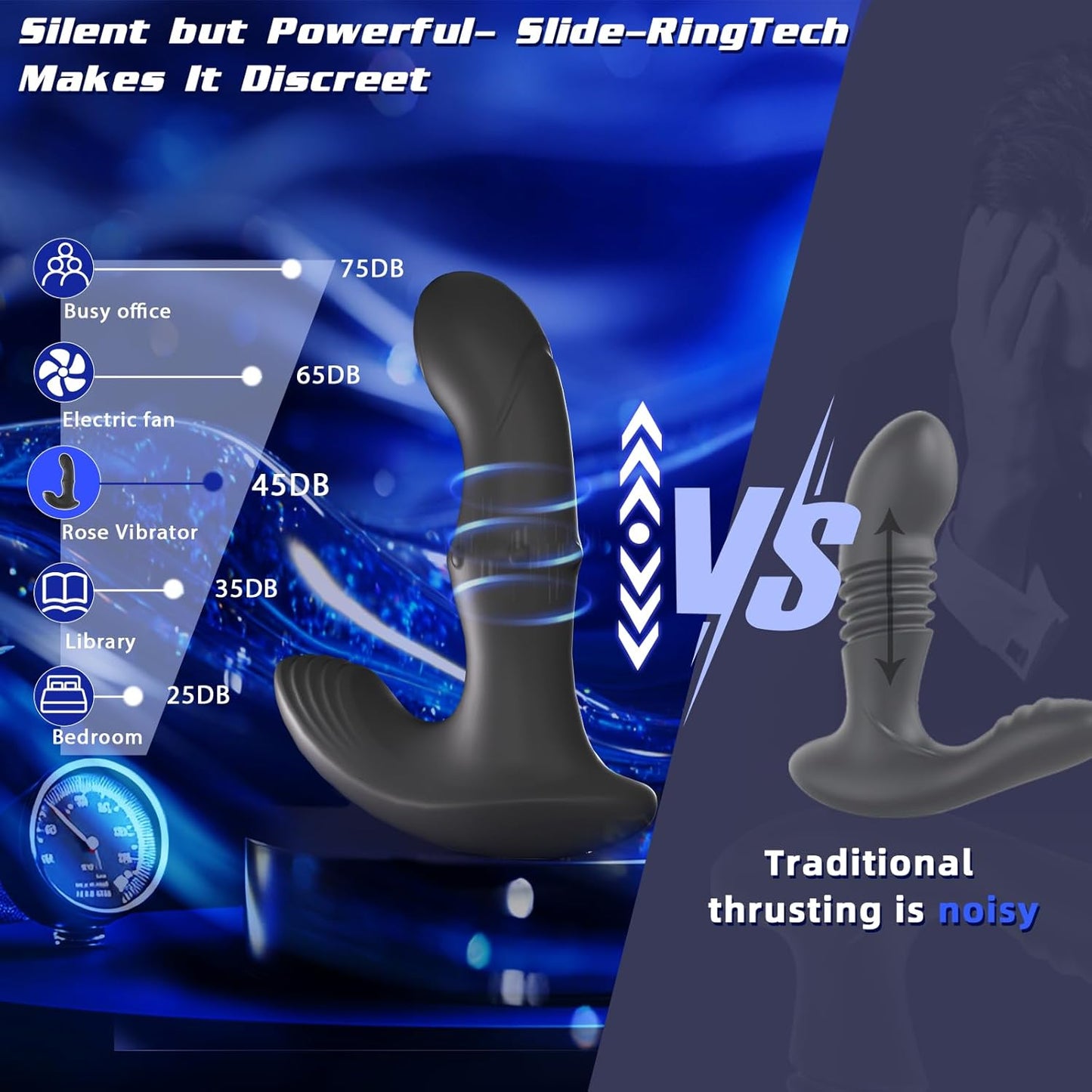 Vibrador de próstata Rim TriXion