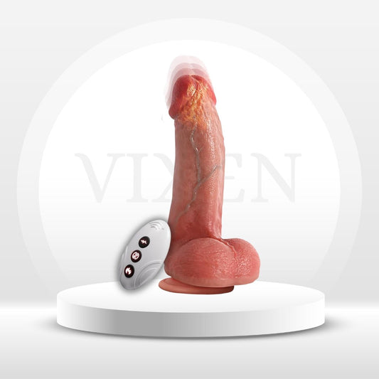 TrueHeat Realistic Thrusting Heating Dildo Vibrator