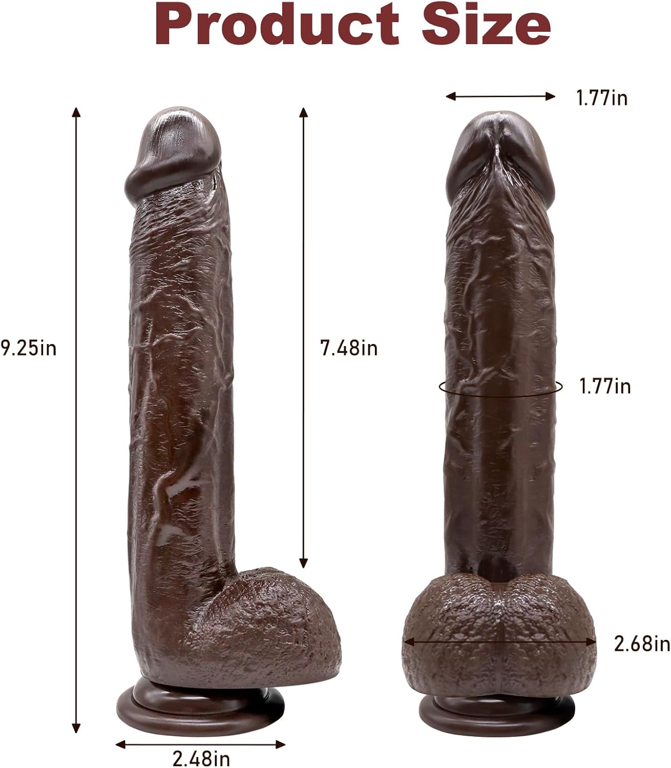 Dildo de ébano TrueThrust Real Feel