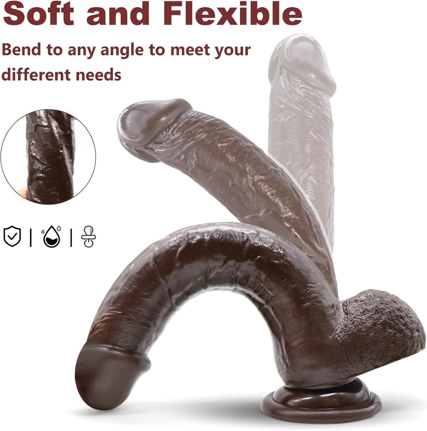 Dildo de ébano TrueThrust Real Feel