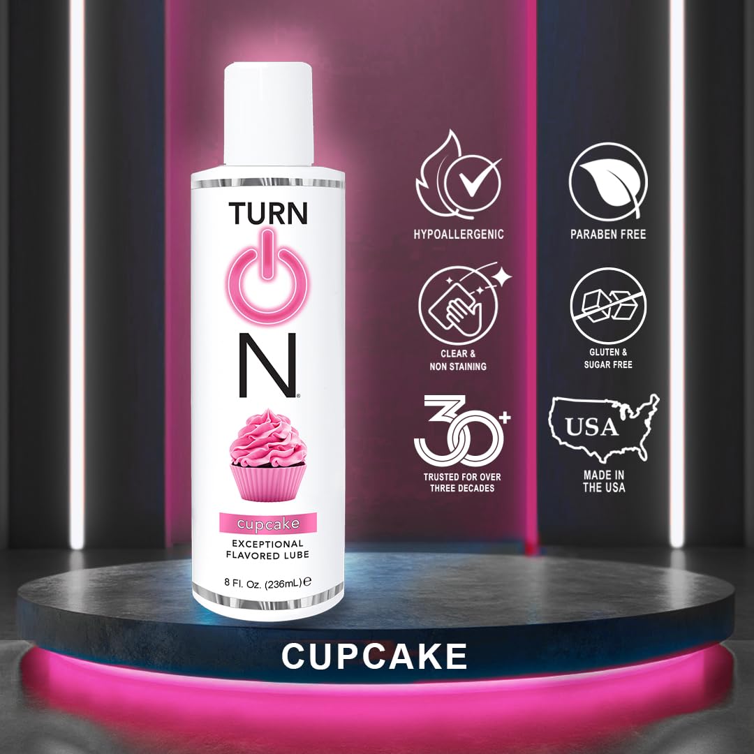 Lubricante a base de agua con sabor a pastelito