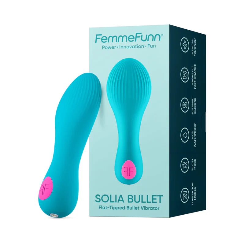Vibrador bala de punta plana Solia de FemmeFunn