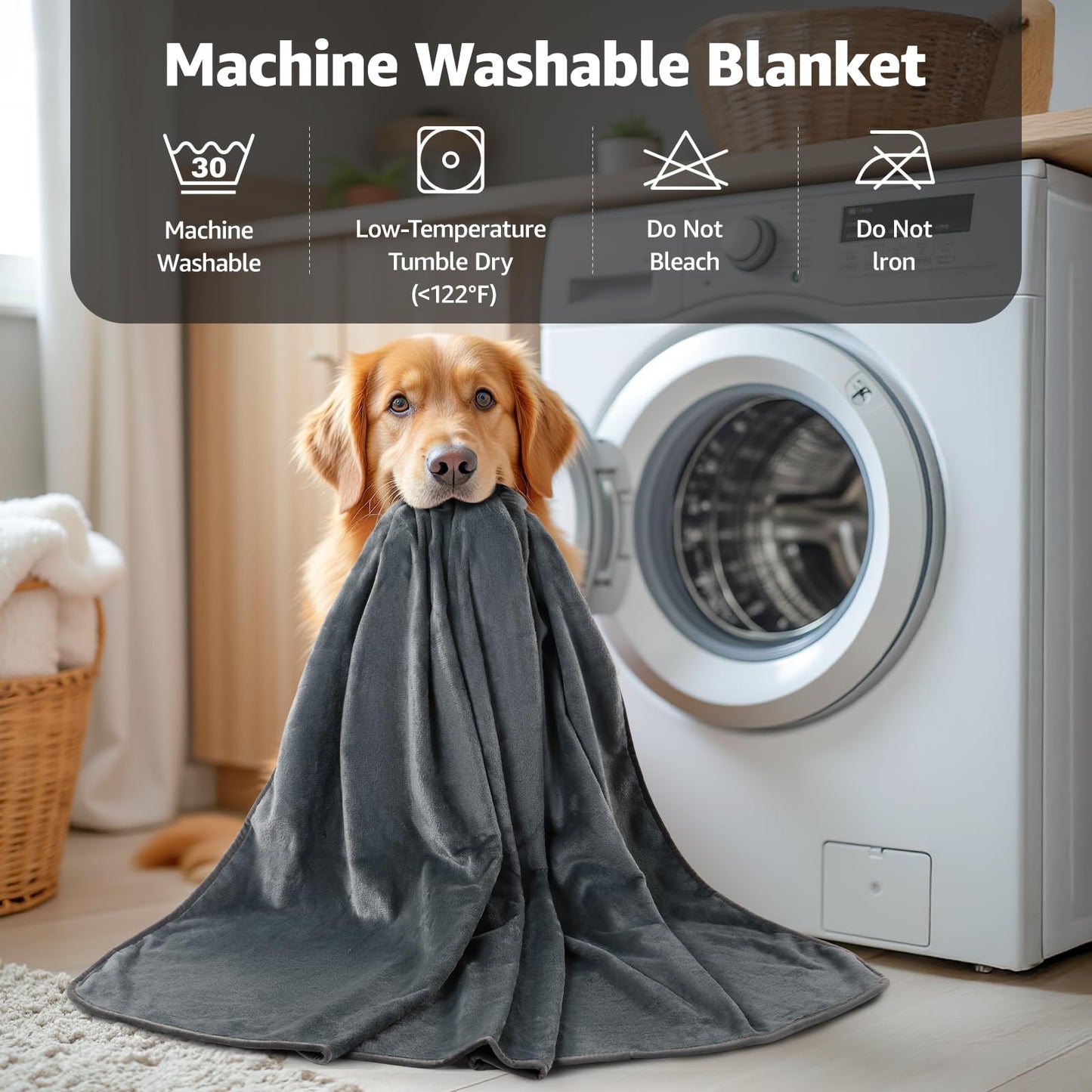Twin Leakproof Intimate Flannel Blanket