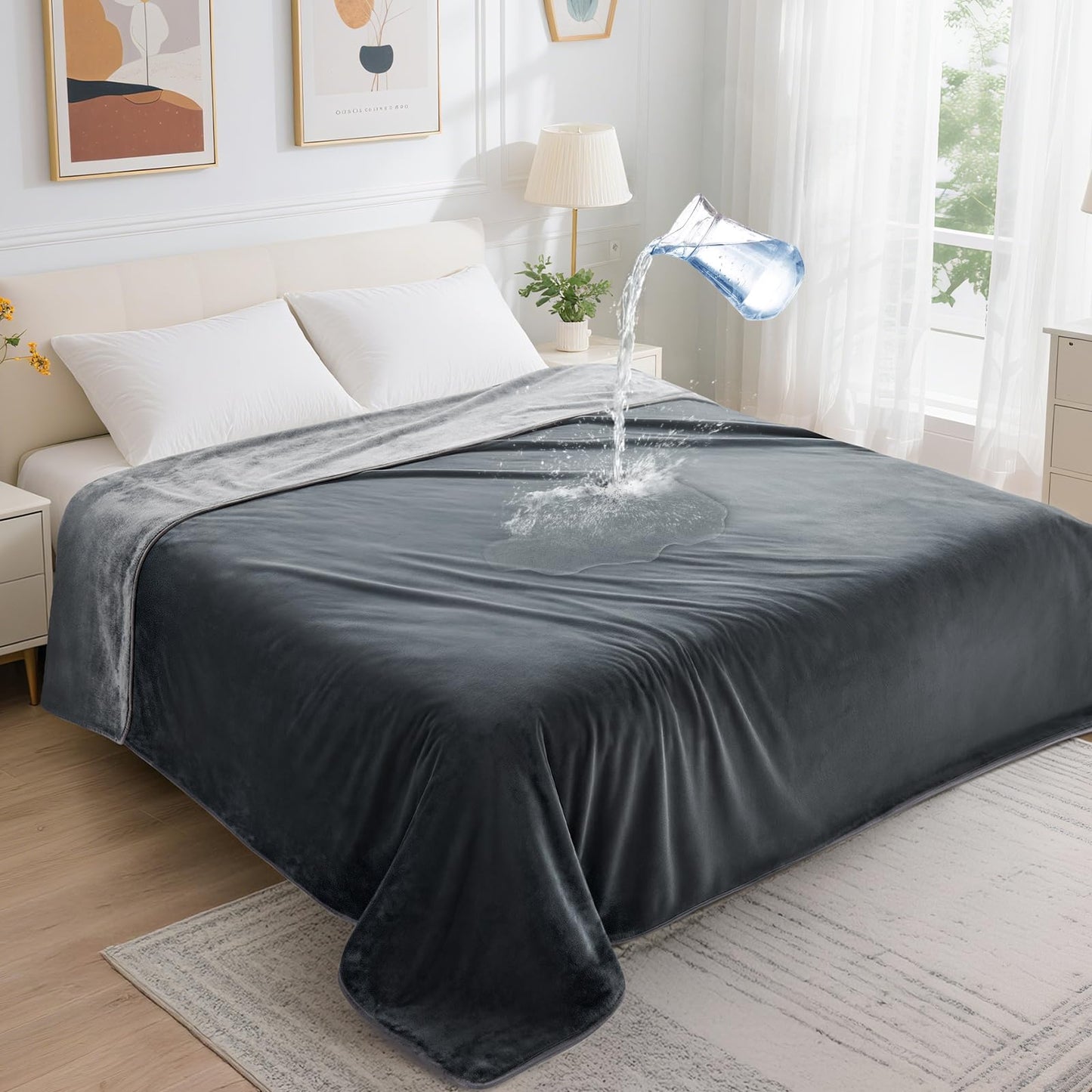 Twin Leakproof Intimate Flannel Blanket