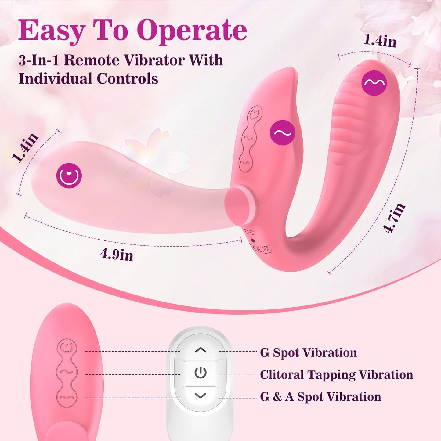 TwinRider Strapless Strap-On Vibrator