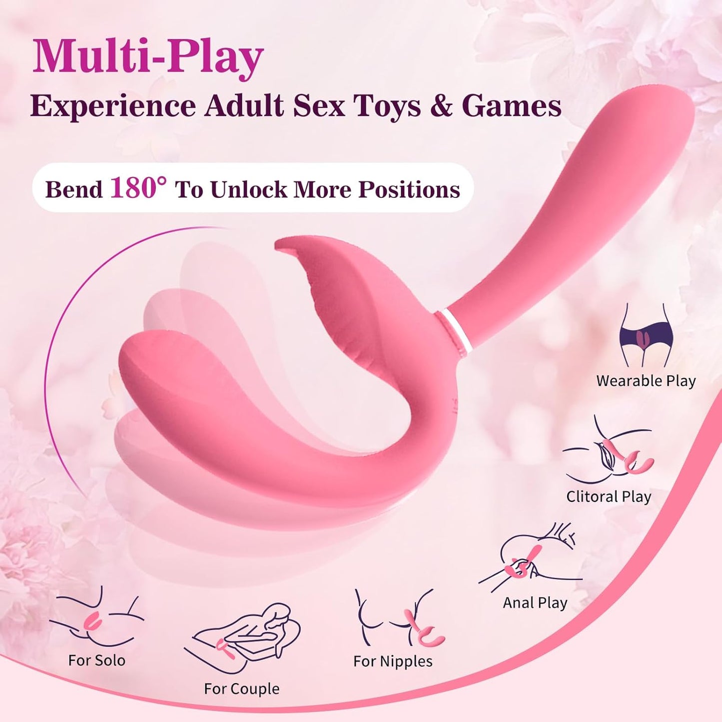 TwinRider Strapless Strap-On Vibrator