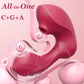 Vibrador de doble succión y punto G TwinThrust