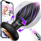 Masajeador de próstata giratorio TwirlPro, plug anal
