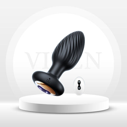 Masajeador de próstata giratorio TwirlPro, plug anal