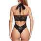 V-Cut Lacy Teddy Lingerie