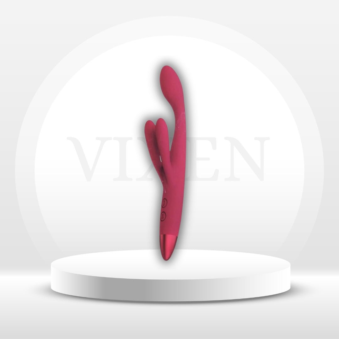 Vibrador de conejo Velmora TriHeat Flex con 3 motores y calor